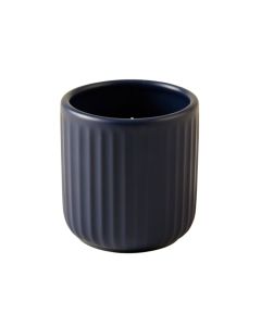 Alder Branch Empty Candle Holder - Navy (synthetic illustration; no displayed measurements)