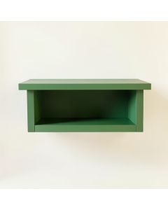 Alder Bend Wall-Mounted Shelf - Green (synthetic illustration; no displayed measurements)