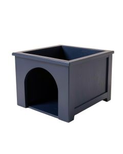 Brook Crest Empty Furniture-Style Litter Enclosure - Navy (synthetic illustration; no displayed measurements)