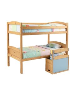 Hajrah Full Over Full Bunk Bed With Trundle