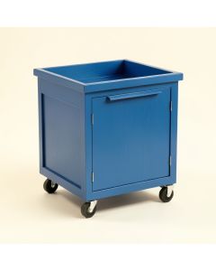 Hazel Bridge Empty Rolling Workshop Cart - Blue (synthetic illustration; no displayed measurements)