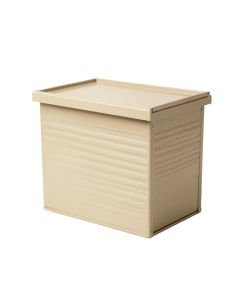 Elm Bend Closed Outdoor Storage Box - Beige