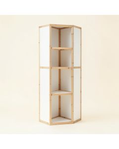 Hazel Bend Narrow Cubby Tower - White (synthetic illustration; no displayed measurements)