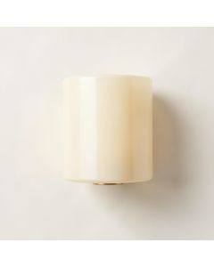 River Branch Wall Sconce Mounted On A Plain Wall - Ivory (synthetic illustration; no displayed measurements)