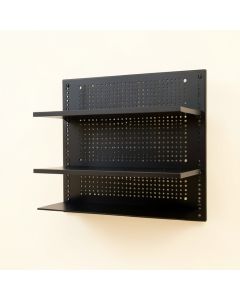 Heath Bend Empty Wall-Mounted Tool Organizer Panel - Black (synthetic illustration; no displayed measurements)