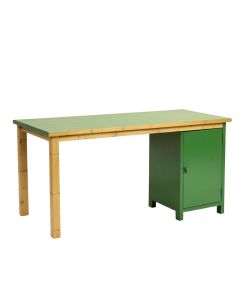 Laurel Bend Empty Workshop Workbench - Green (synthetic illustration; no displayed measurements)