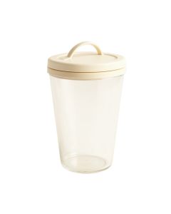 Alder Crest Storage Canister With Lid - Cream (synthetic illustration; no displayed measurements)