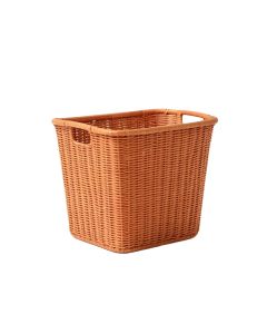 Alder Crest Laundry Hamper - Terracotta (synthetic illustration; no displayed measurements)
