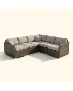Waterbury 6 Piece Sectional Seating Group With Cushions (synthetic illustration; no displayed measurements)