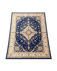 Hillsby Oriental Navy/Beige Area Rug
