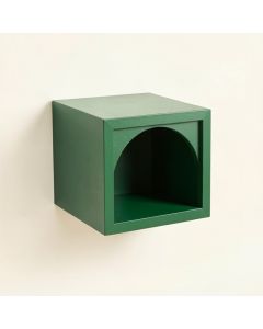 Fern Bridge Wall-Mounted Cat Perch - Green (synthetic illustration; no displayed measurements)