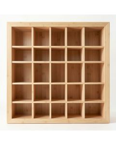 Holly Branch Empty Mug-Storage Cabinet Insert - Beige (synthetic illustration; no displayed measurements)