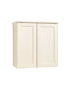 Oak Bluff Wall-Mounted Laundry Cabinet - Ivory (synthetic illustration; no displayed measurements)