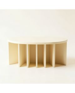 Moss Edge Shoe Storage Bench - Cream (synthetic illustration; no displayed measurements)