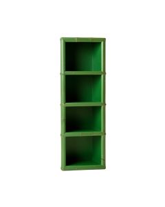 Cedar Bend Narrow Cubby Tower - Green