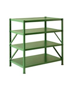 Olive Brook Empty Seed-Starting Shelving Unit Without Lights - Green (synthetic illustration; no displayed measurements)