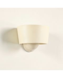 Linden Crossing Wall Sconce Mounted On A Plain Wall - Ivory (synthetic illustration; no displayed measurements)