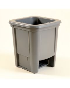 Shore Bridge Closed Garden Compost Bin - Gray (synthetic illustration; no displayed measurements)