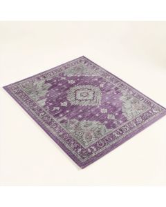 Oriental Hand Knotted Wool Teal/Plum Area Rug (synthetic illustration; no displayed measurements)