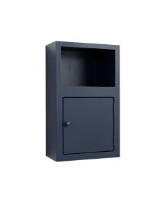 Pine Crest Wall-Mounted Entry Cabinet - Navy (synthetic illustration; no displayed measurements)