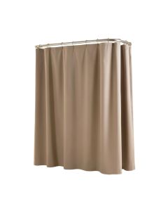 Nala 2 Piece Solid Color Shower Curtain Set