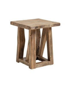Gracie Oaks & Co. Driftwood Ashbrook Farmhouse End Table