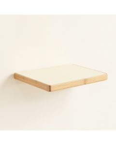 Bay Bend Wall-Mounted Cat Perch - Cream (synthetic illustration; no displayed measurements)