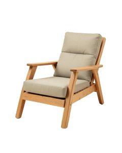 Outdoor Patio Chair With Cushions (synthetic illustration; no displayed measurements)