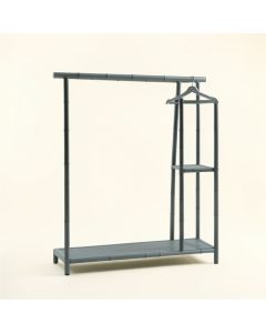 Summit Crest Empty Garment Rack - Gray (synthetic illustration; no displayed measurements)