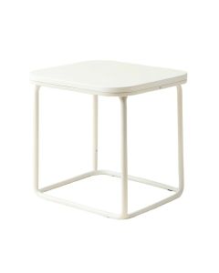 River Bridge Compact Balcony Table - White (synthetic illustration; no displayed measurements)