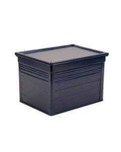 Cliff Brook Closed Outdoor Storage Box - Navy (synthetic illustration; no displayed measurements)