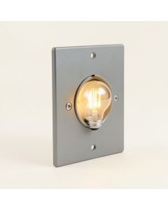 Light Bulb With Glowing High Light Effect 1-Gang Toggle Light Switch Wall Plate (synthetic illustration; no displayed measurements)