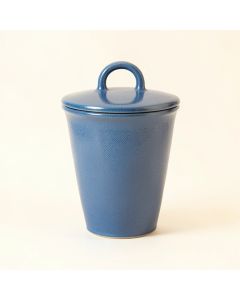 Ash Crossing Storage Canister With Lid - Blue (synthetic illustration; no displayed measurements)
