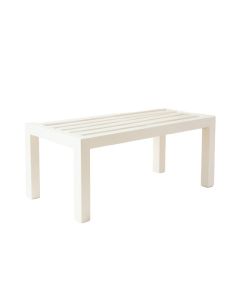 Oak Crossing Indoor Bench - White