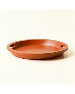 Stone Bluff Serving Tray - Terracotta (synthetic illustration; no displayed measurements)