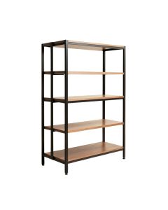 Gansett 45.2 '' H X 31.5 '' W Steel Etagere Bookcase (synthetic illustration; no displayed measurements)