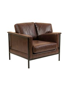 Obryant 73 '' Faux Leather Square Arm Loveseat