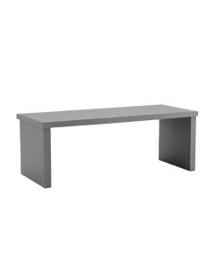Shore Crest Desktop Monitor Riser - Gray (synthetic illustration; no displayed measurements)