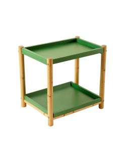 Cliff Bridge Empty Countertop Canister Rack - Green