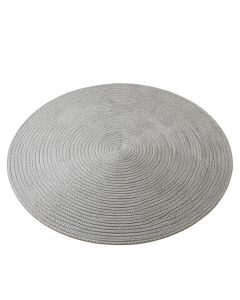 Ash Bluff Round Area Rug - Gray (synthetic illustration; no displayed measurements)
