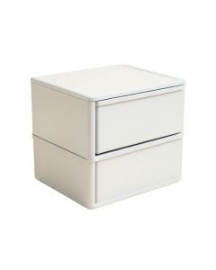 Schuylerville 3-Tire Cabinet 2 Drawer Storage Chest