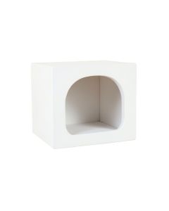 Vale Falls Wall-Mounted Cat Perch - White