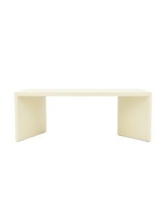Shore Falls Desktop Monitor Riser - Cream (synthetic illustration; no displayed measurements)