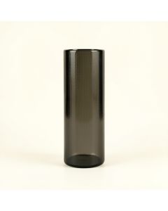 Clay Bluff Empty Decorative Vase - Black (synthetic illustration; no displayed measurements)