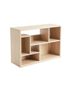 Elm Branch Desktop Shelving Unit - Beige (synthetic illustration; no displayed measurements)