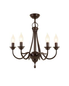 Keener 5 - Light Shaded Classic Chandelier (synthetic illustration; no displayed measurements)
