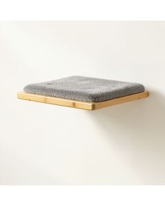 Birch Dale Wall-Mounted Cat Perch - Gray (synthetic illustration; no displayed measurements)