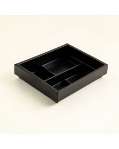 Pine Arc Empty Pantry Drawer Organizer Insert - Black (synthetic illustration; no displayed measurements)