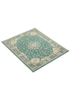 Soperton Teal/Cream Oriental Area Rug
