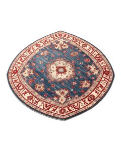 Mystic Modern Bohemian Southwestern Blue/Red/Ivory Area Rug (synthetic illustration; no displayed measurements)
